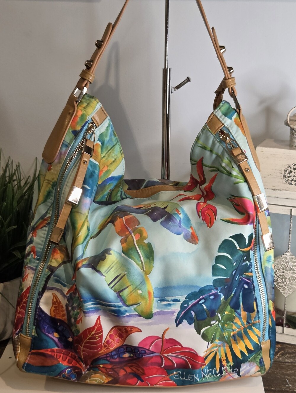 Ellen Negley Tropical Shoulder Bag
